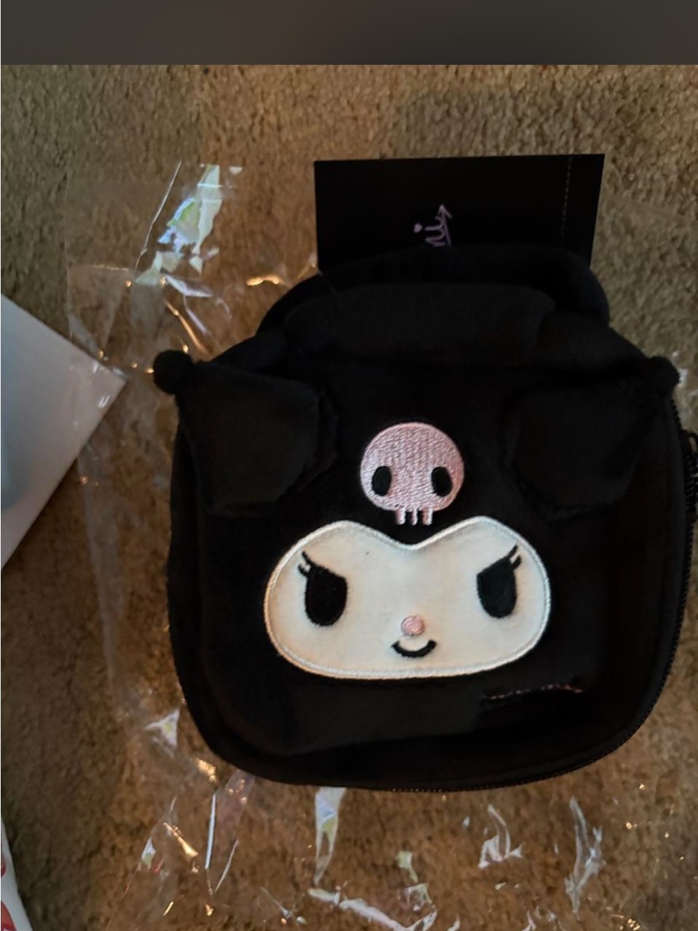 New Sanrio kuromi furry bag